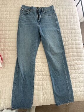 Madewell Light Blue Straight-Leg Jeans